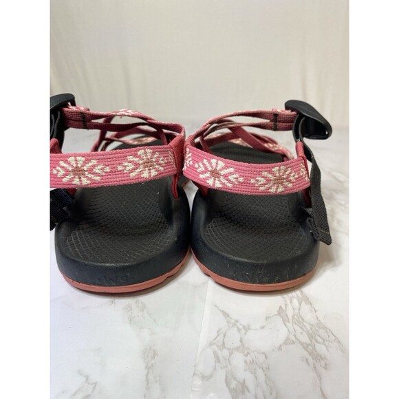 Chaco Women's Sport Sandals Ankle Straps Vibram Adjustable Strappy Pink Size 9 - Picture 4 of 9